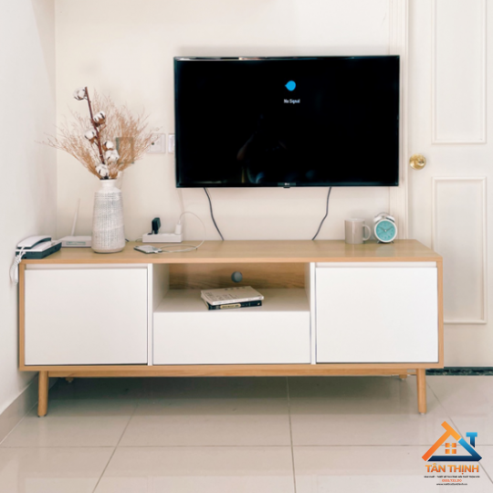 KỆ TIVI GỖ PHỐI MÀU