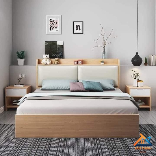 GIƯỜNG NGỦ HIỆN ĐẠI PHONG CÁCH MỚI SANG TRỌNG NT-002