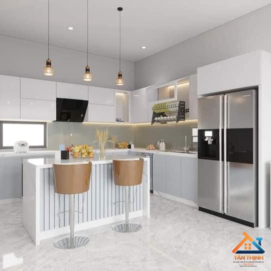 NỘI THẤT NHÀ BẾP - TỦ BẾP MẪU MỚI THIẾT KẾ HIỆN ĐẠI 2023 TN22