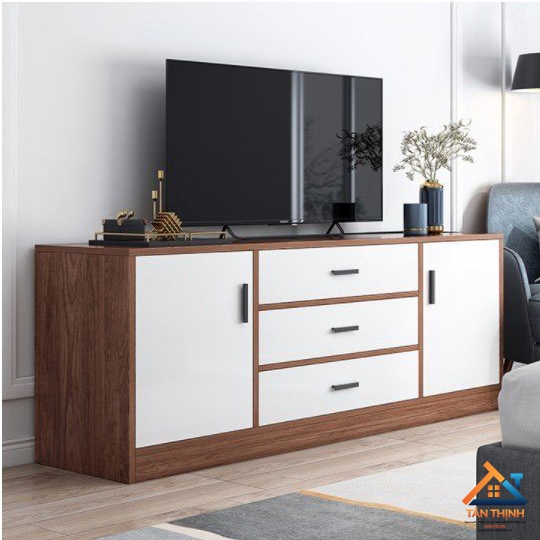 KỆ TỦ TIVI GỖ THIẾT KẾ NGĂN TỦ TT-555