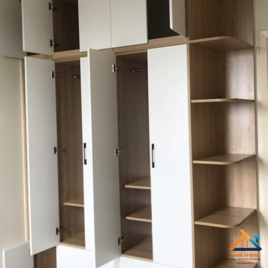 TỦ ĐỰNG QUẦN ÁO GỖ MDF NT-0022