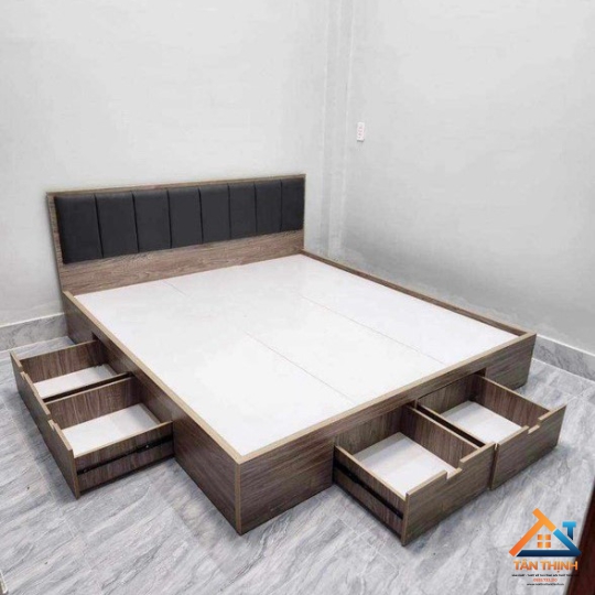GIƯỜNG NGỦ MDF MẪU MỚI CÓ NGĂN KÉO NT-0203
