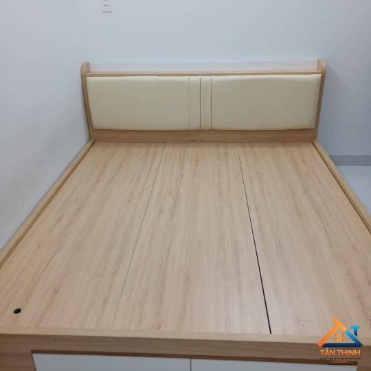 GIƯỜNG NGỦ GỖ MDF MẪU MỚI ĐƠN GIẢN NT-0004