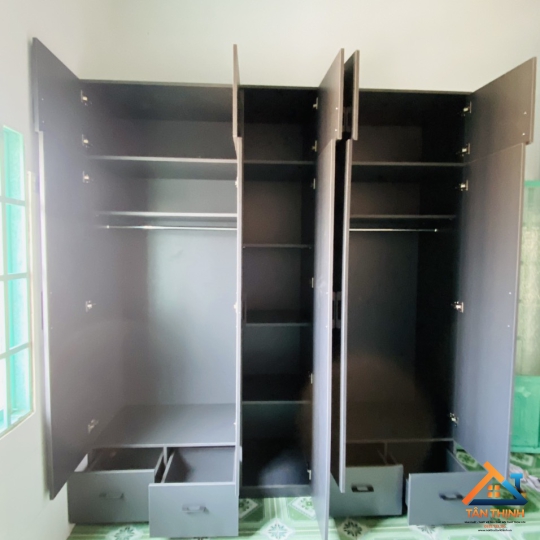 TỦ QUẦN ÁO NGĂN HỘP MẪU MÀU SANG TRỌNG